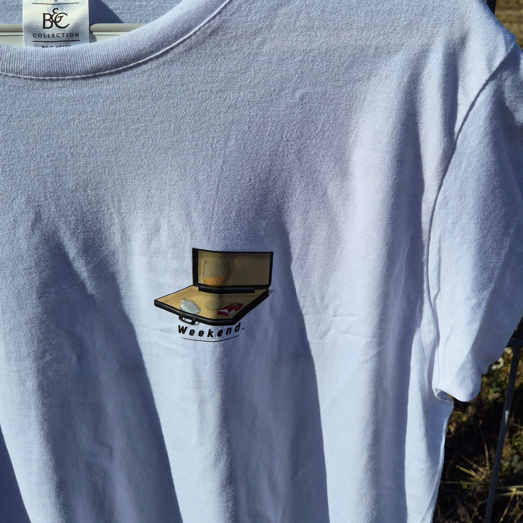 Kurzärmliges T-Shirt "Weekend"