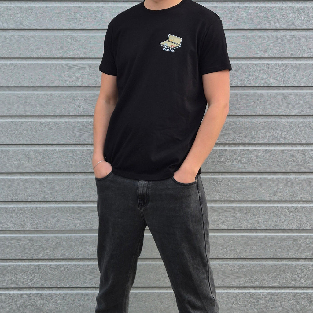 Kurzärmliges T-Shirt "Weekend"