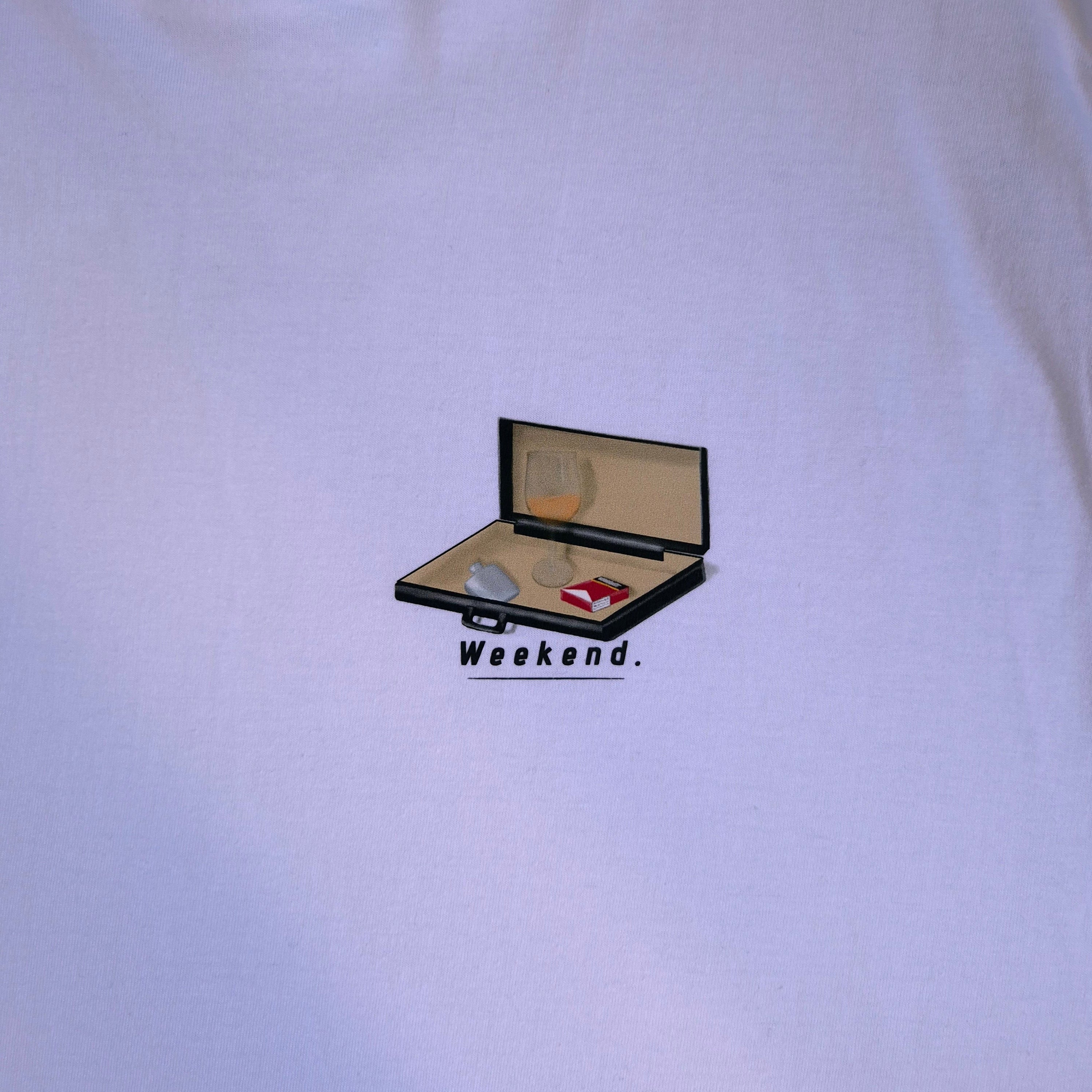 Kurzärmliges T-Shirt "Weekend"