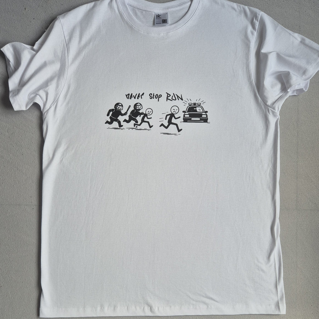 Kurzärmliges T-Shirt "Stickman run"