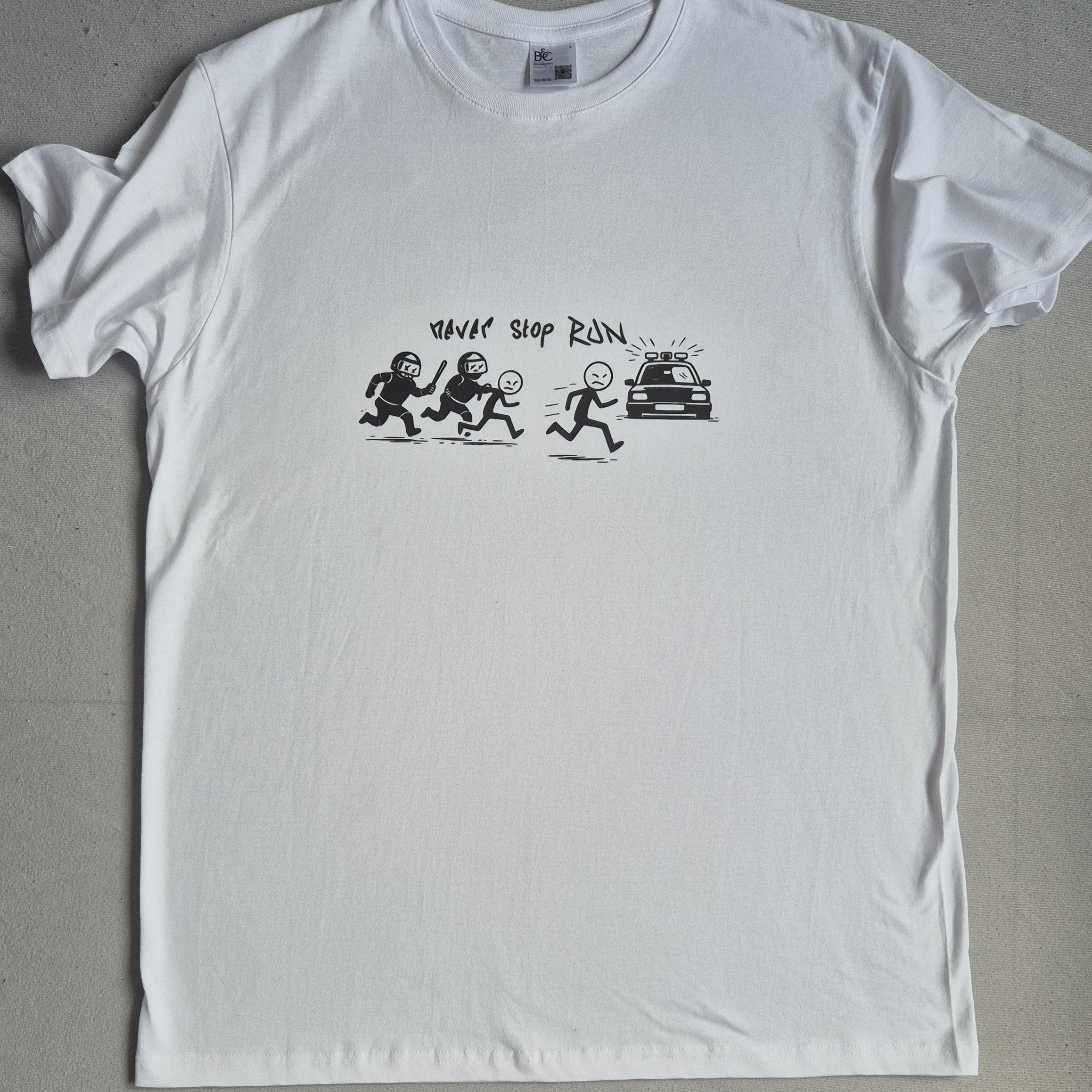 Kurzärmliges T-Shirt "Stickman run"