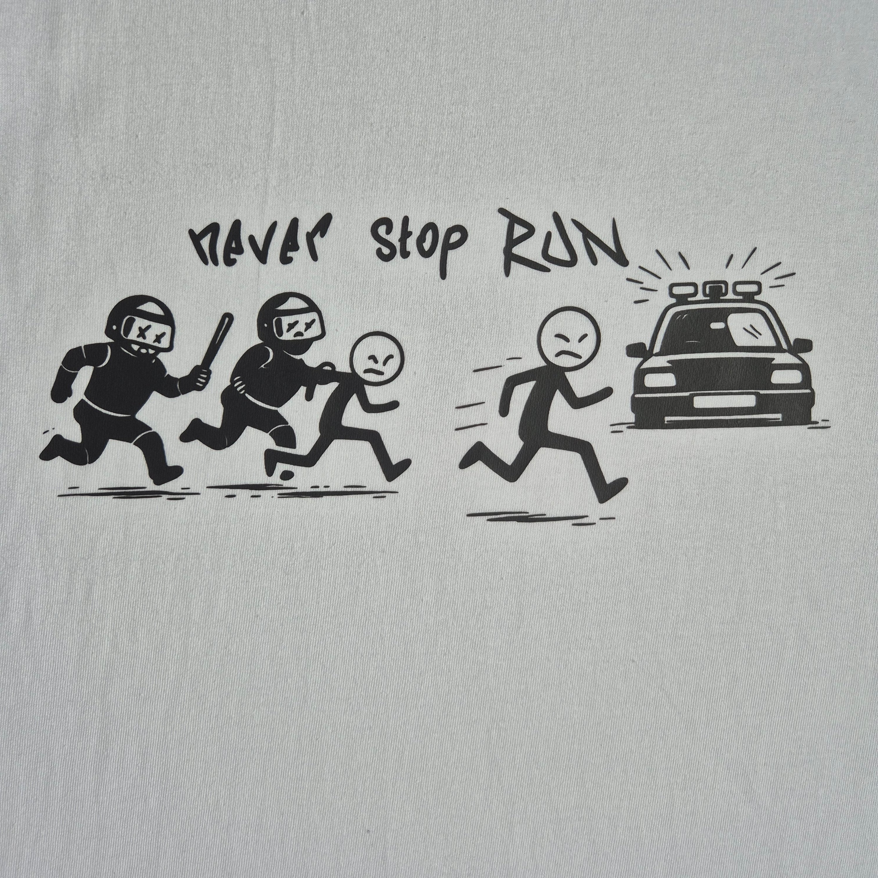 Kurzärmliges T-Shirt "Stickman run"