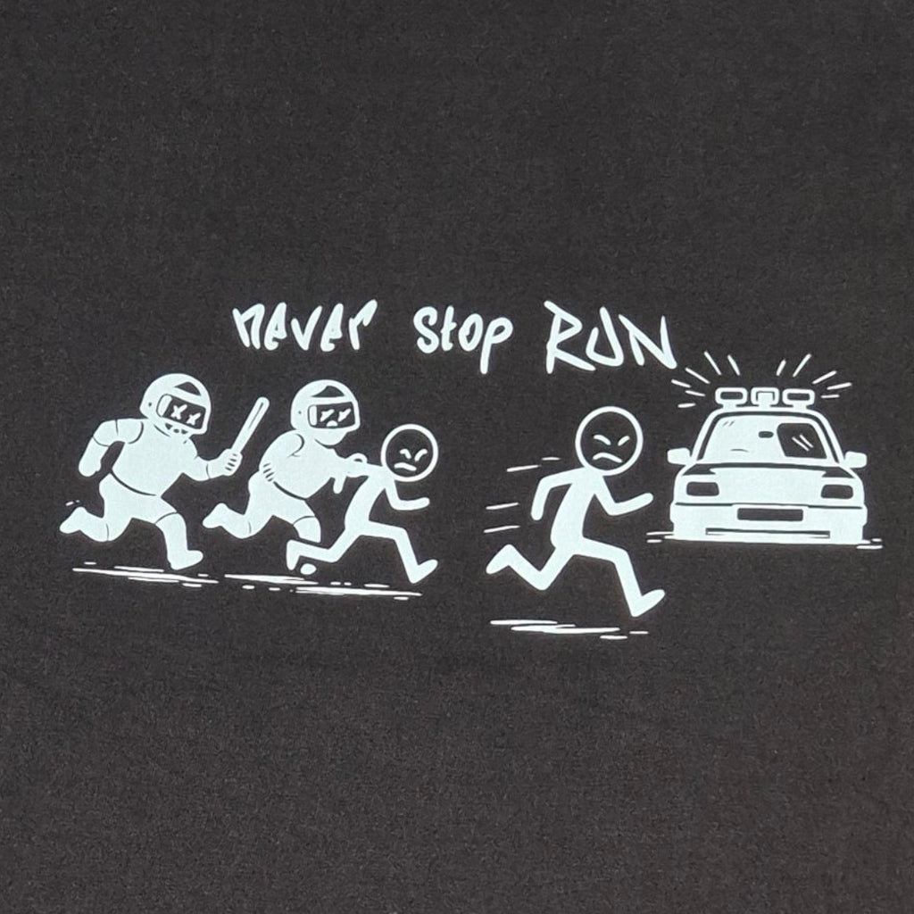 Kurzärmliges T-Shirt "Stickman run"