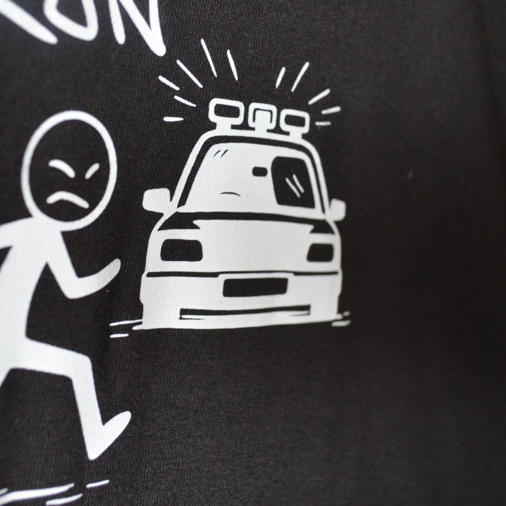 Kurzärmliges T-Shirt "Stickman run"