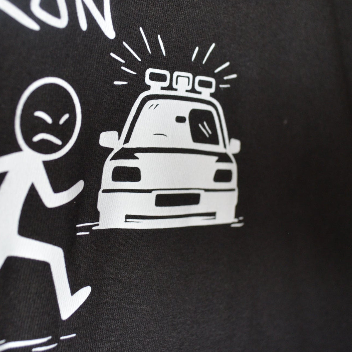 Kurzärmliges T-Shirt "Stickman run"