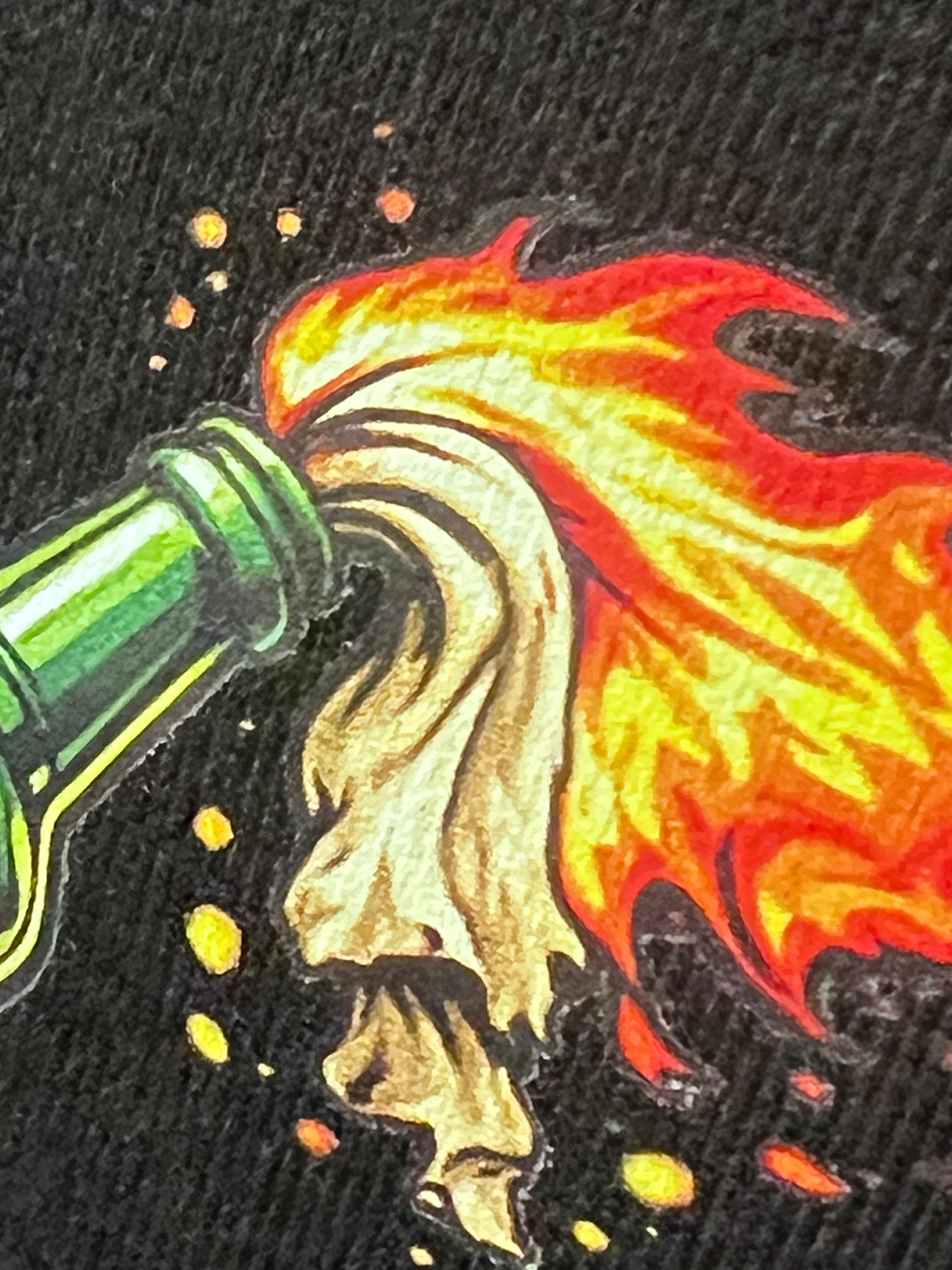 Kurzärmliges T-Shirt "Feierabendcocktail"